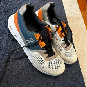 On Cloudrift US M9.5 Like New White/Blue/Orange